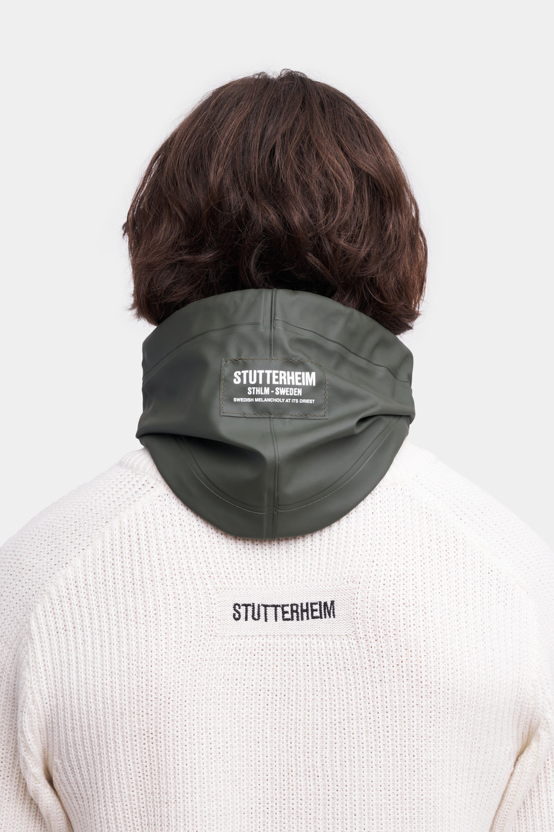 Stutterheim Rain Collar Green outlook