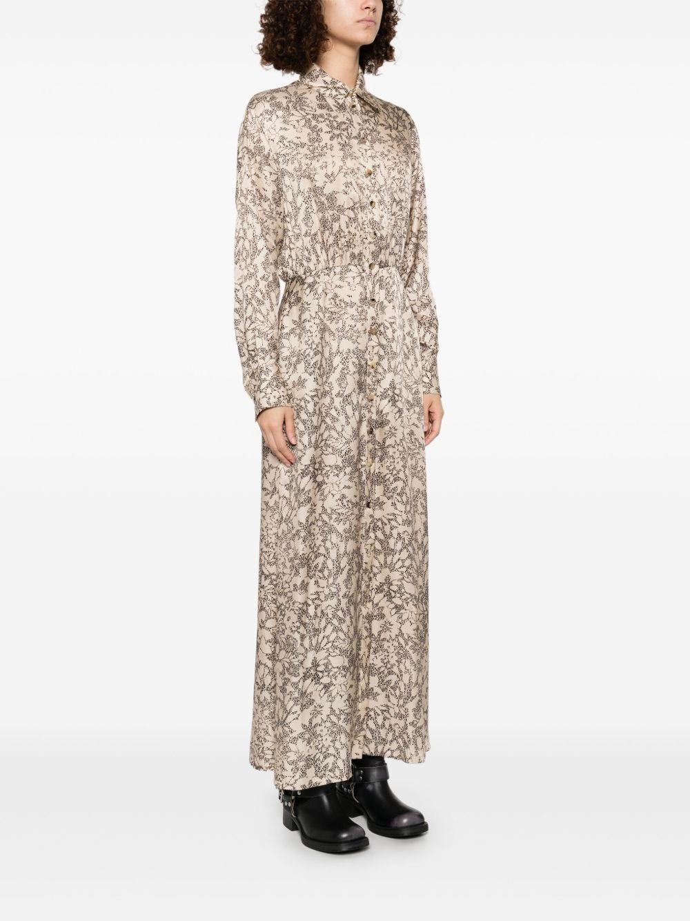 graphic-print maxi dress - 3