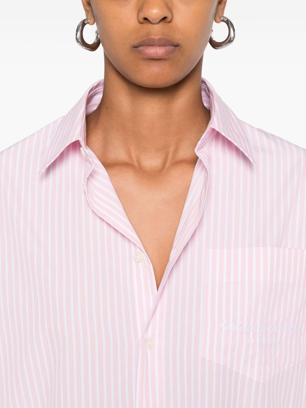 striped cotton shirt - 5