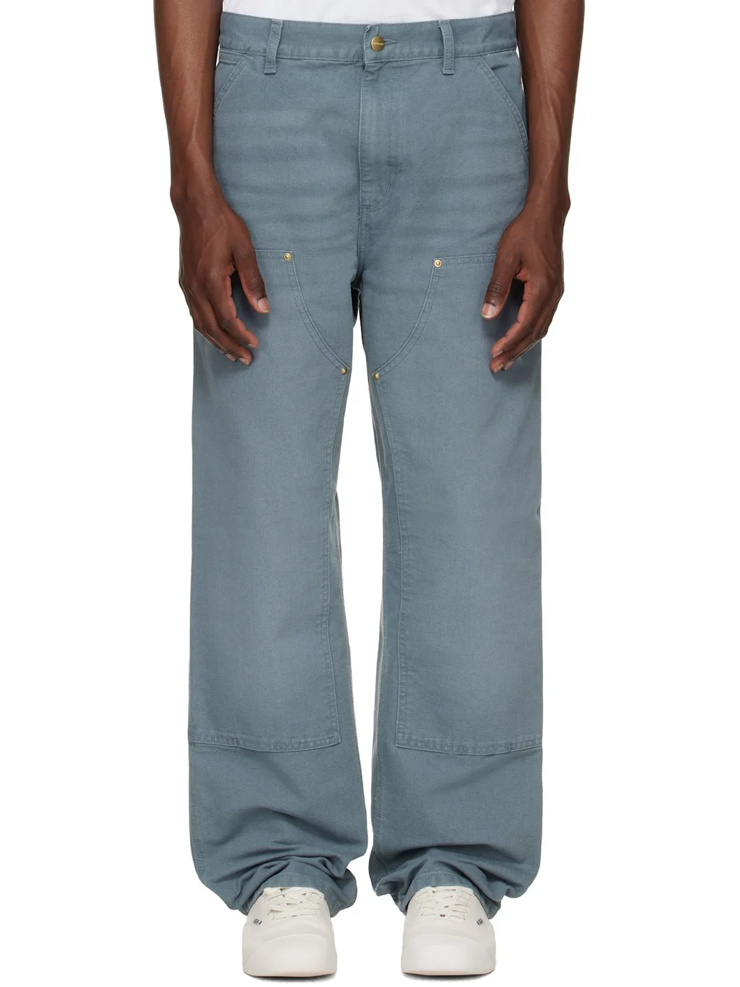 Blue Double Knee Trousers - 1