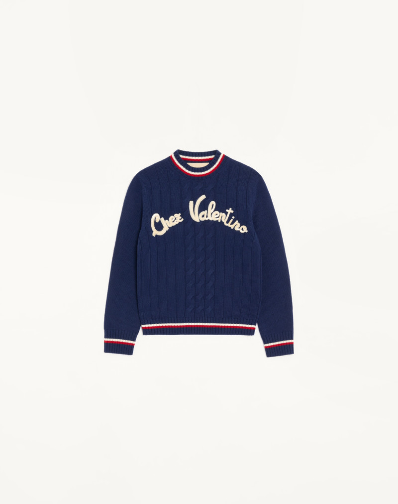 EMBROIDERED WOOL SWEATER 1