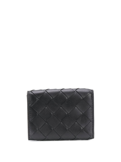 Bottega Veneta woven leather flap wallet outlook