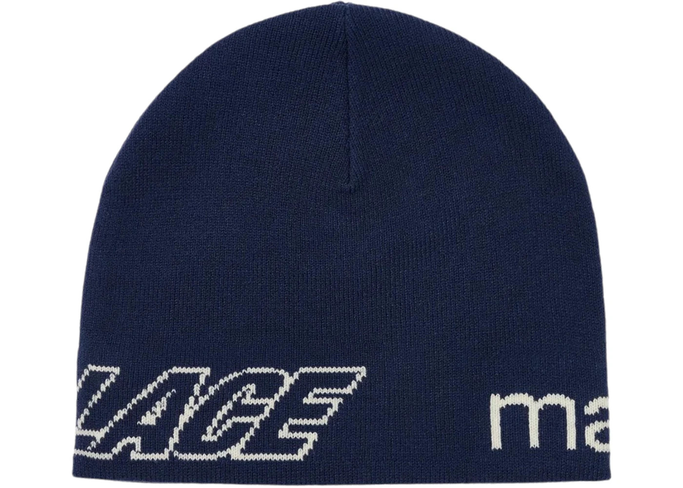 Palace Maharishi No Cuff Beanie Blue - 2