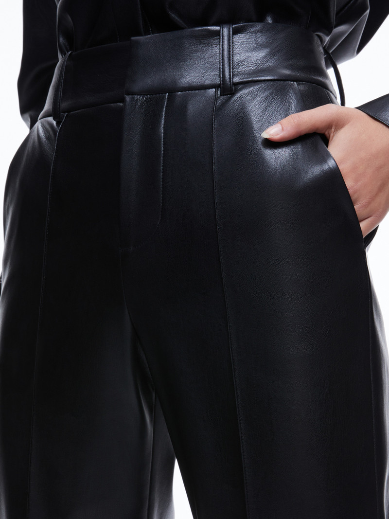 MING VEGAN LEATHER ANKLE PANT 4