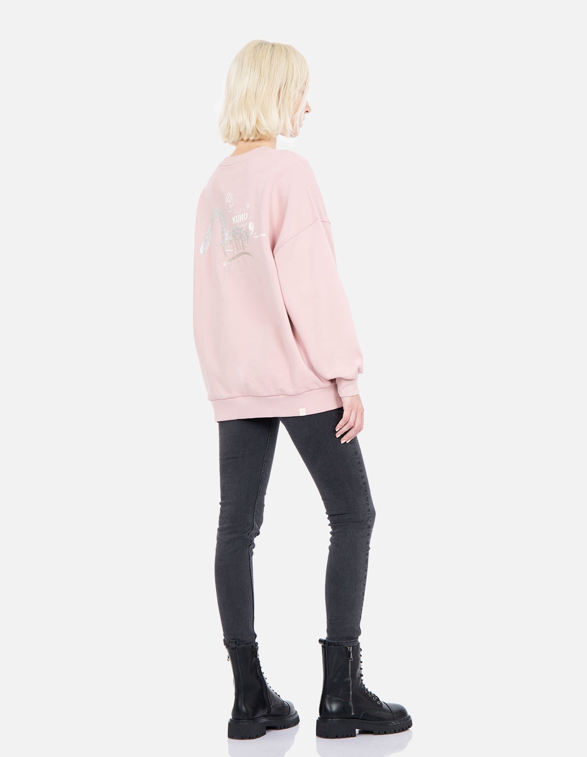 Graffiti Logo Print Sweatshirt - 3