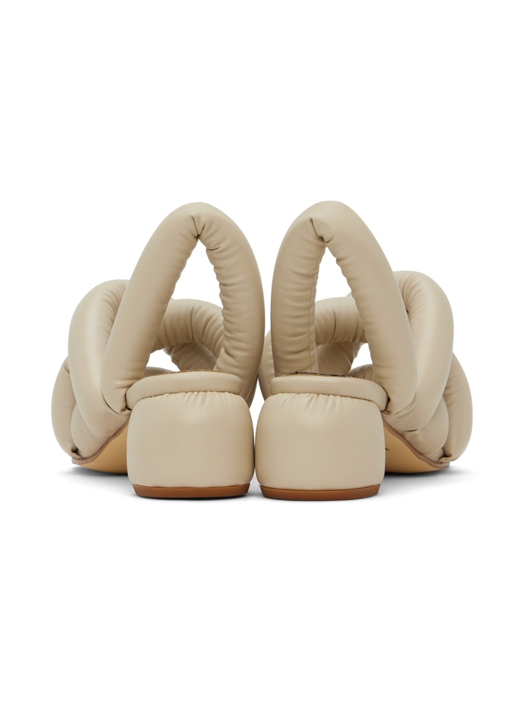 Beige Henrik Vibskov Edition Sausage Heeled Sandals - 2