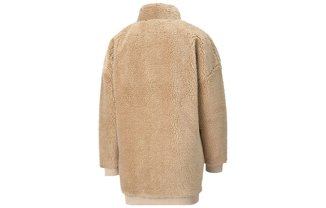 (WMNS) PUMA Interstellar Teddy Jacket 'Beige' 530293-12 - 2