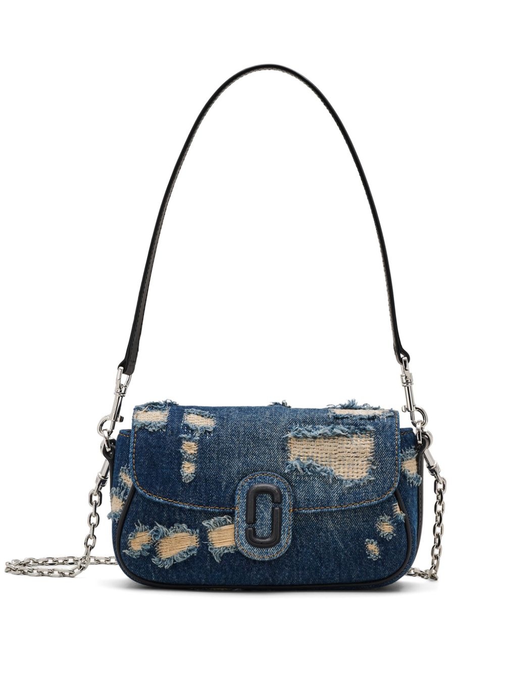 The Denim Clover Rip And Repair shoulder bag - 1