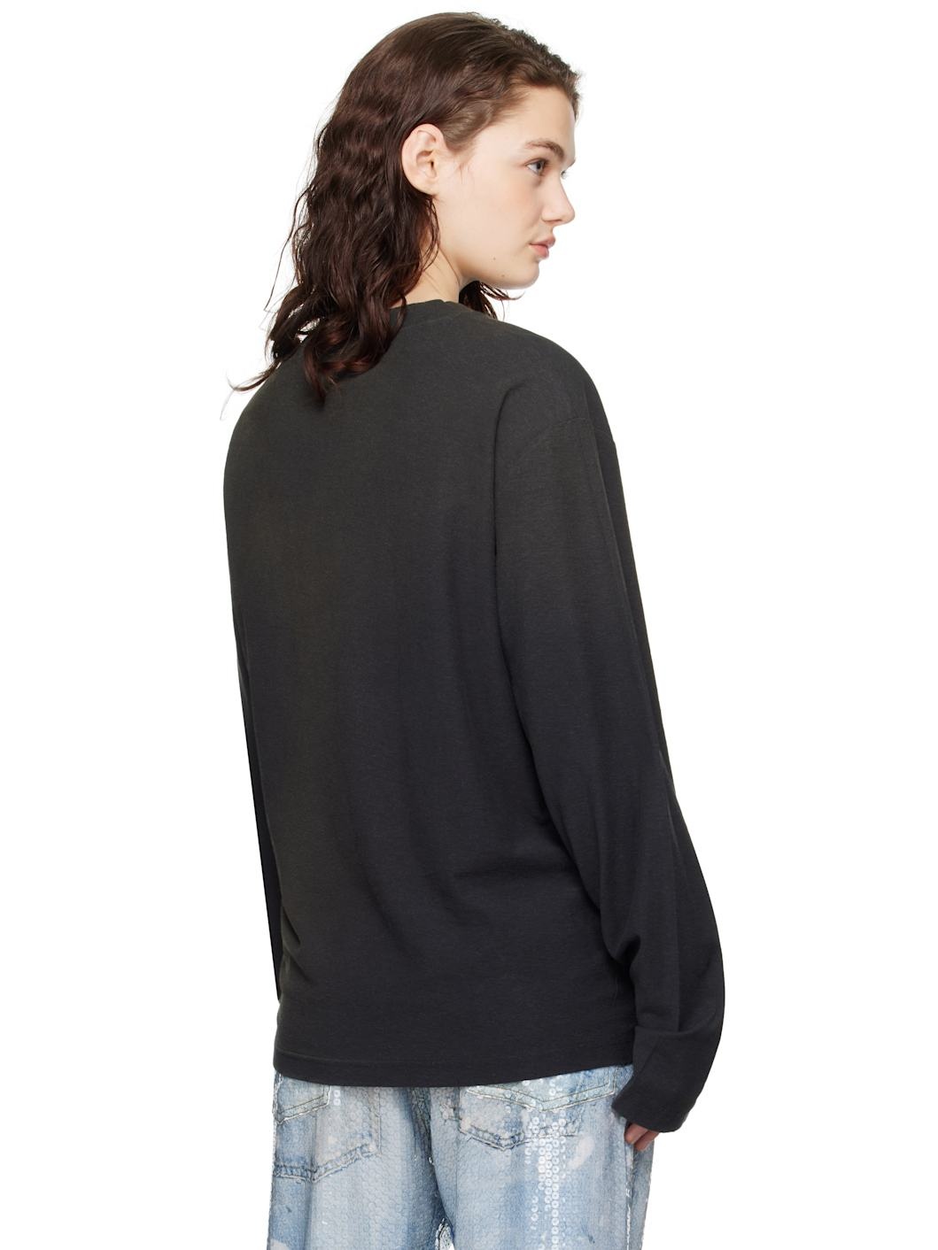 Black Relaxed Fit Logo T-shirt - 3