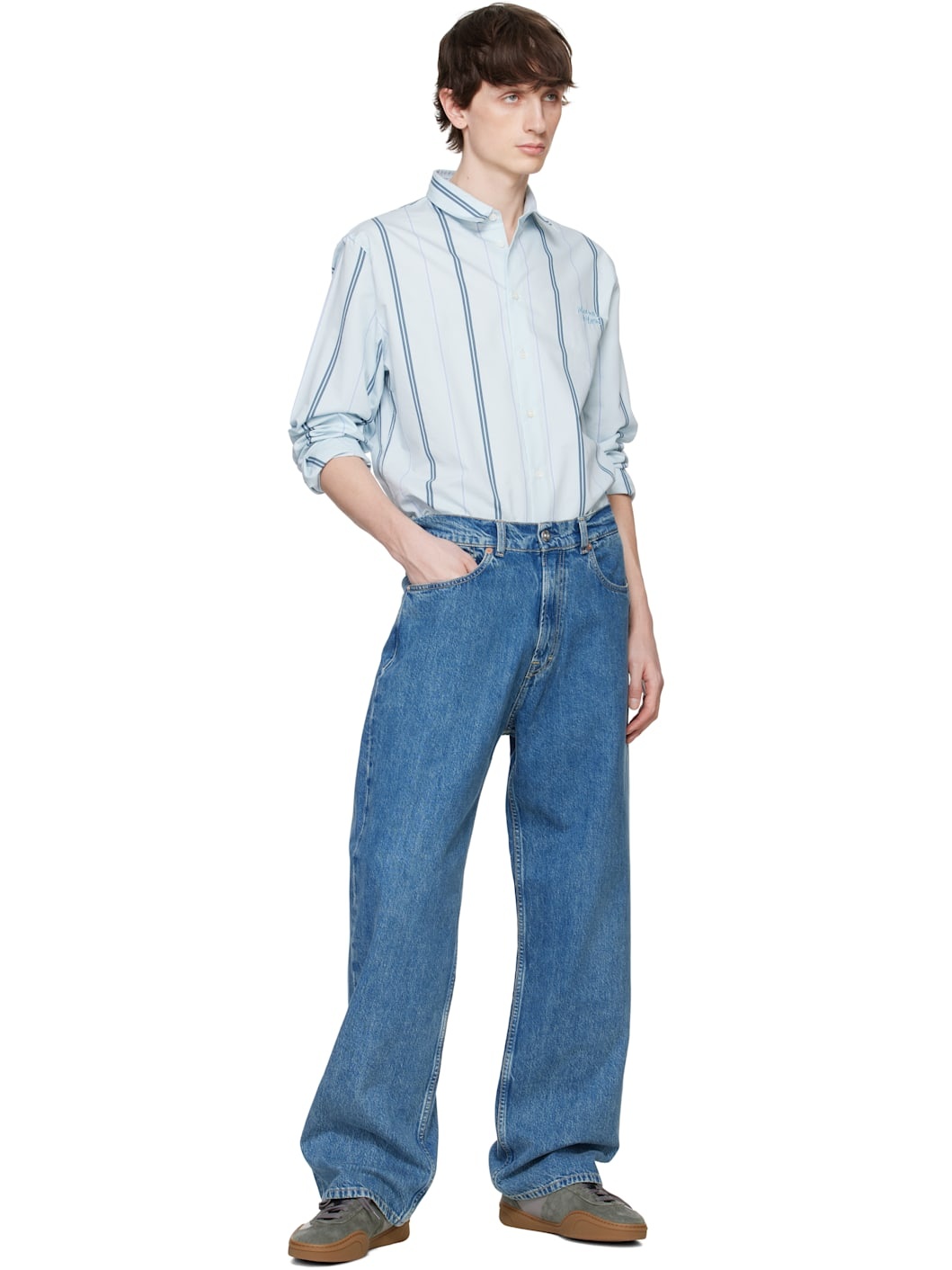 Blue Relaxed Shirt - 5