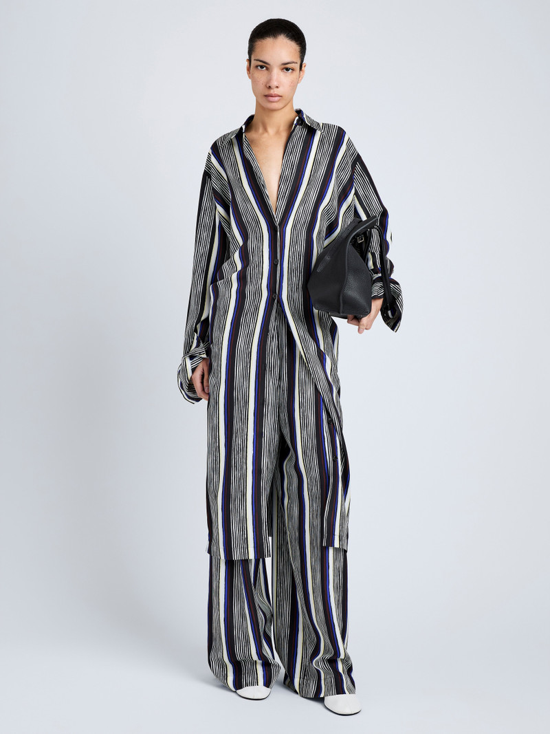 Proenza Schouler Amira Dress in Printed Silk Habotai outlook