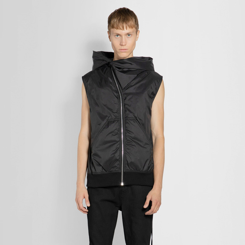 RICK OWENS MAN BLACK WAISTCOATS 5