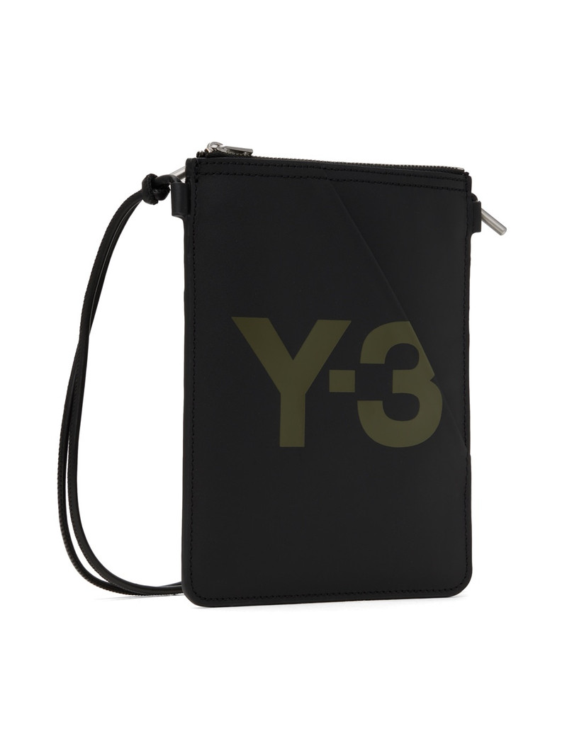 Y-3 Black 'Y-3' Crossbody Pouch outlook