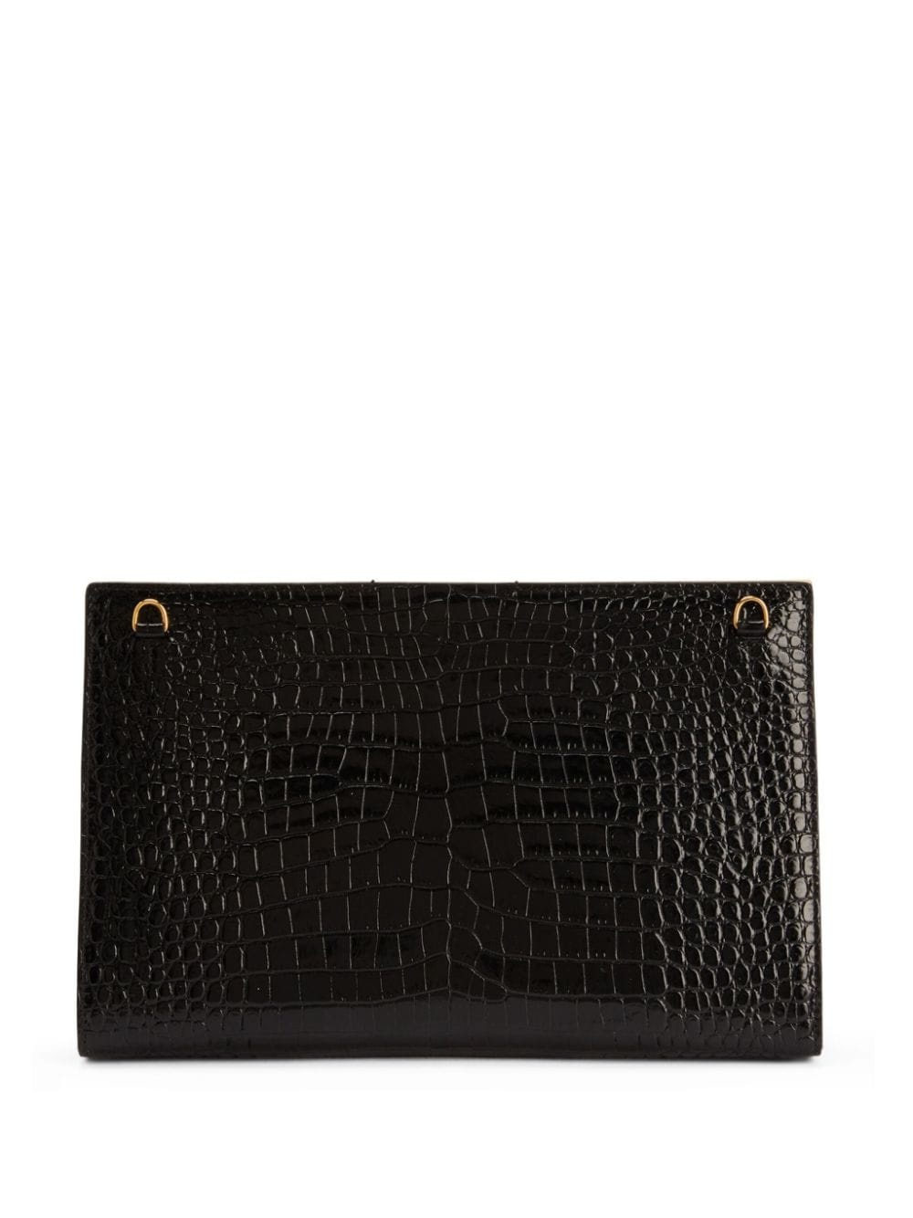 Tanaya crocodile-effect clutch bag - 3
