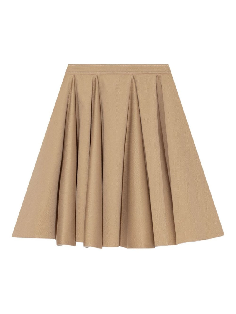 pleated flared skirt 1