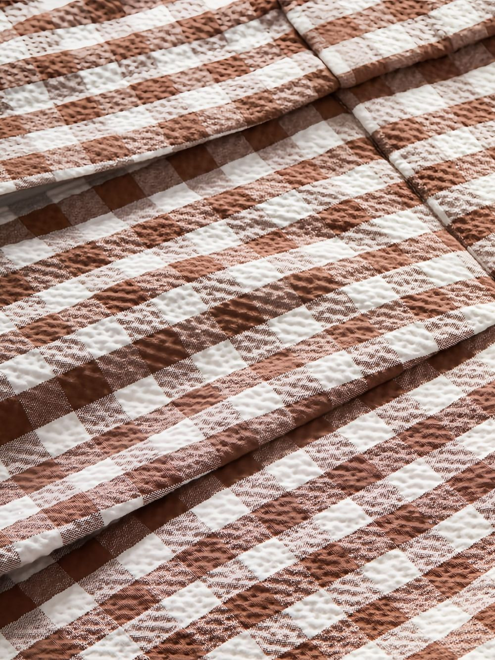 Haina gingham-pattern pleated shorts - 5