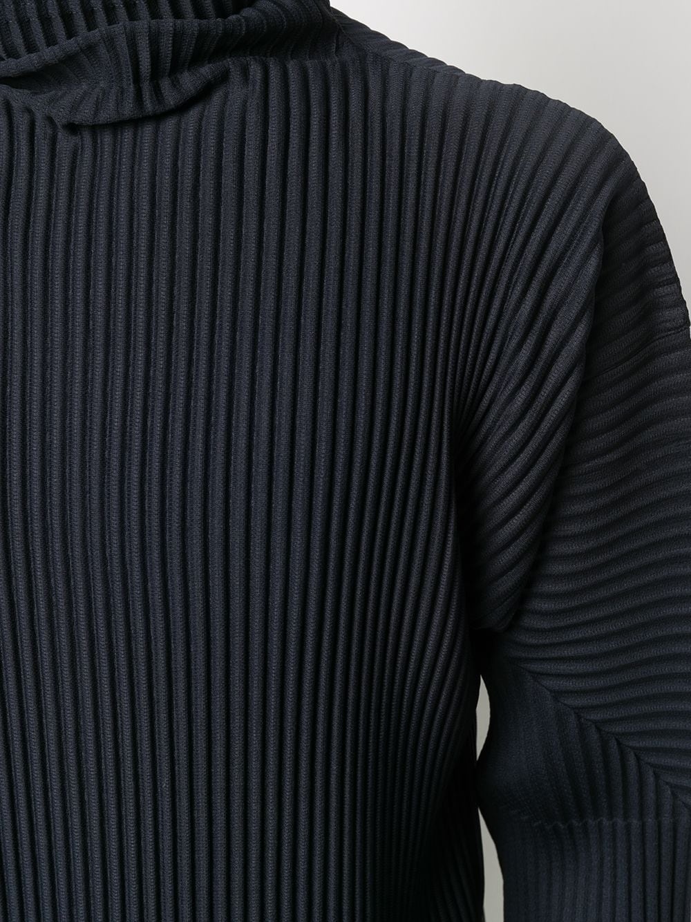 pleated roll neck shirt - 5