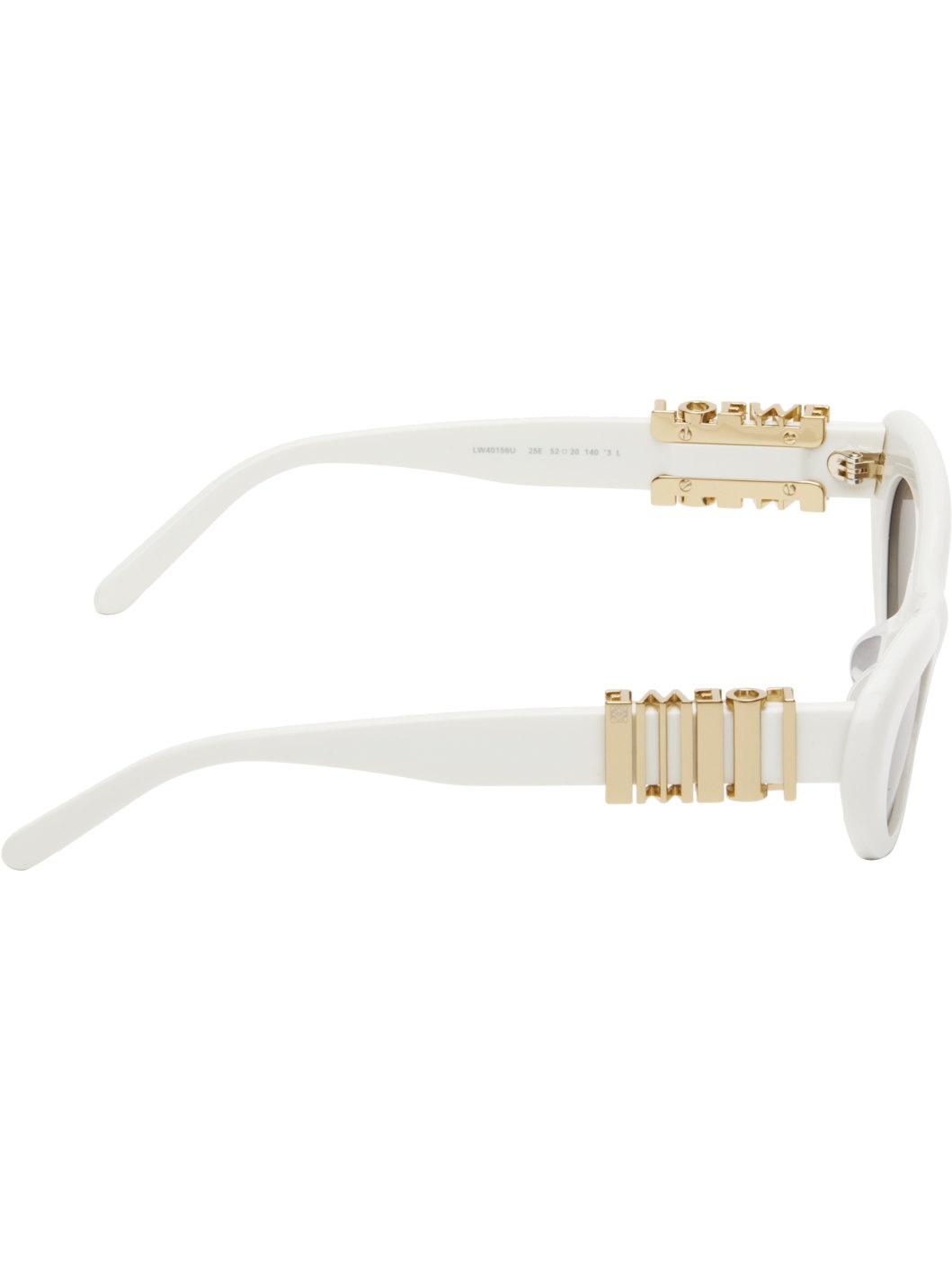 White Cocktail Sunglasses - 2