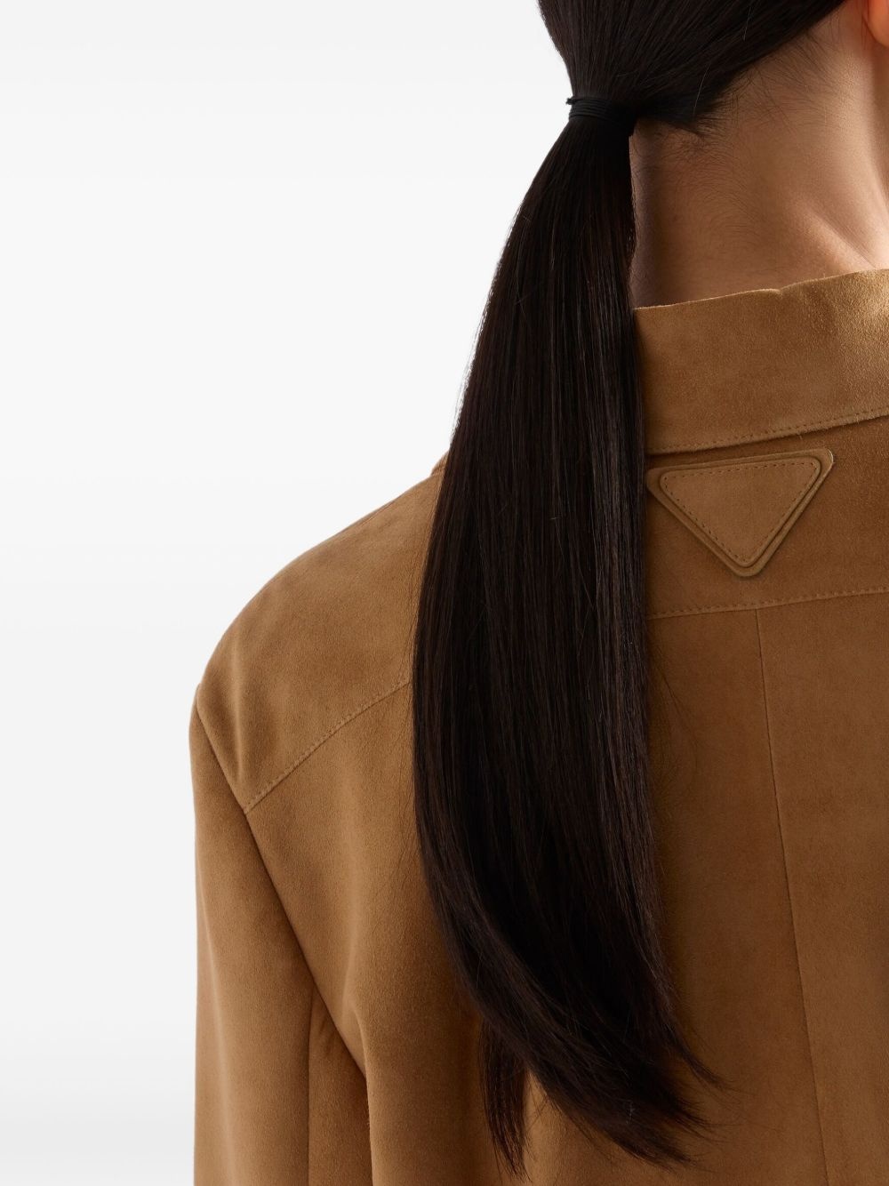 suede blouson jacket - 5
