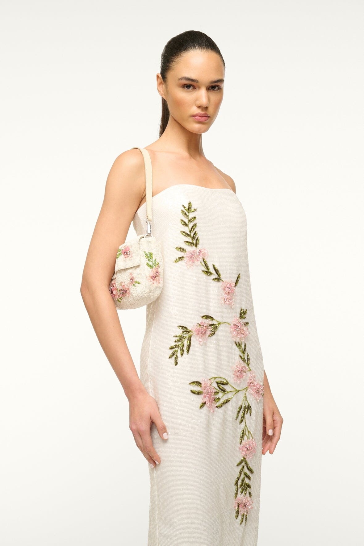 STAUD TIMMY SHOULDER BAG MAGNOLIA - 4