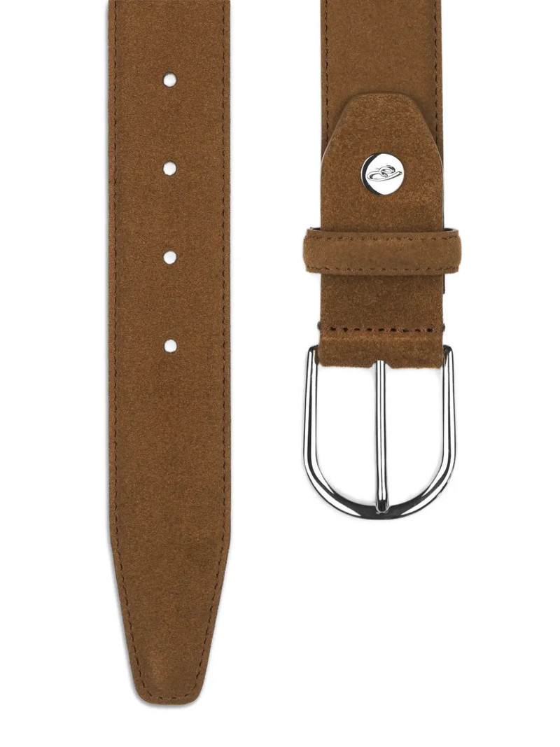 Brioni SUEDE PIN-BUCKLE BELT outlook