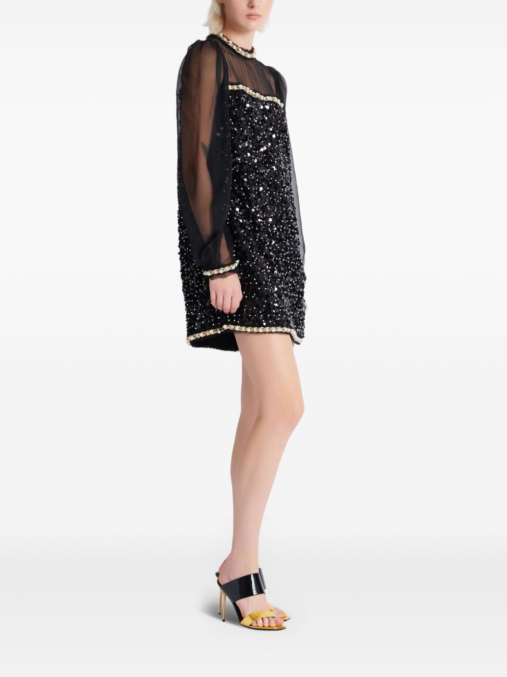 sequin detailing dress - 3