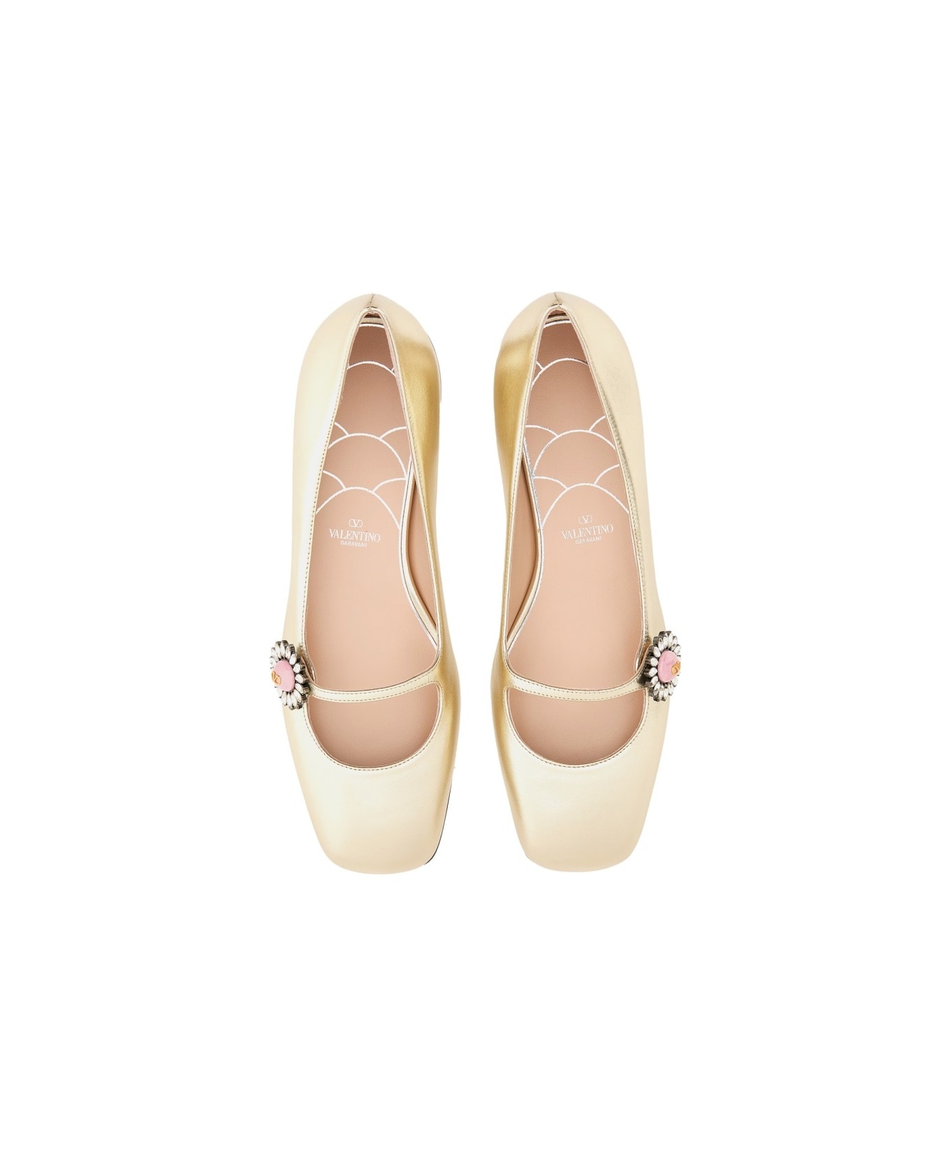 "mary-jane Preshoes" Ballerina In Kidskin - 4
