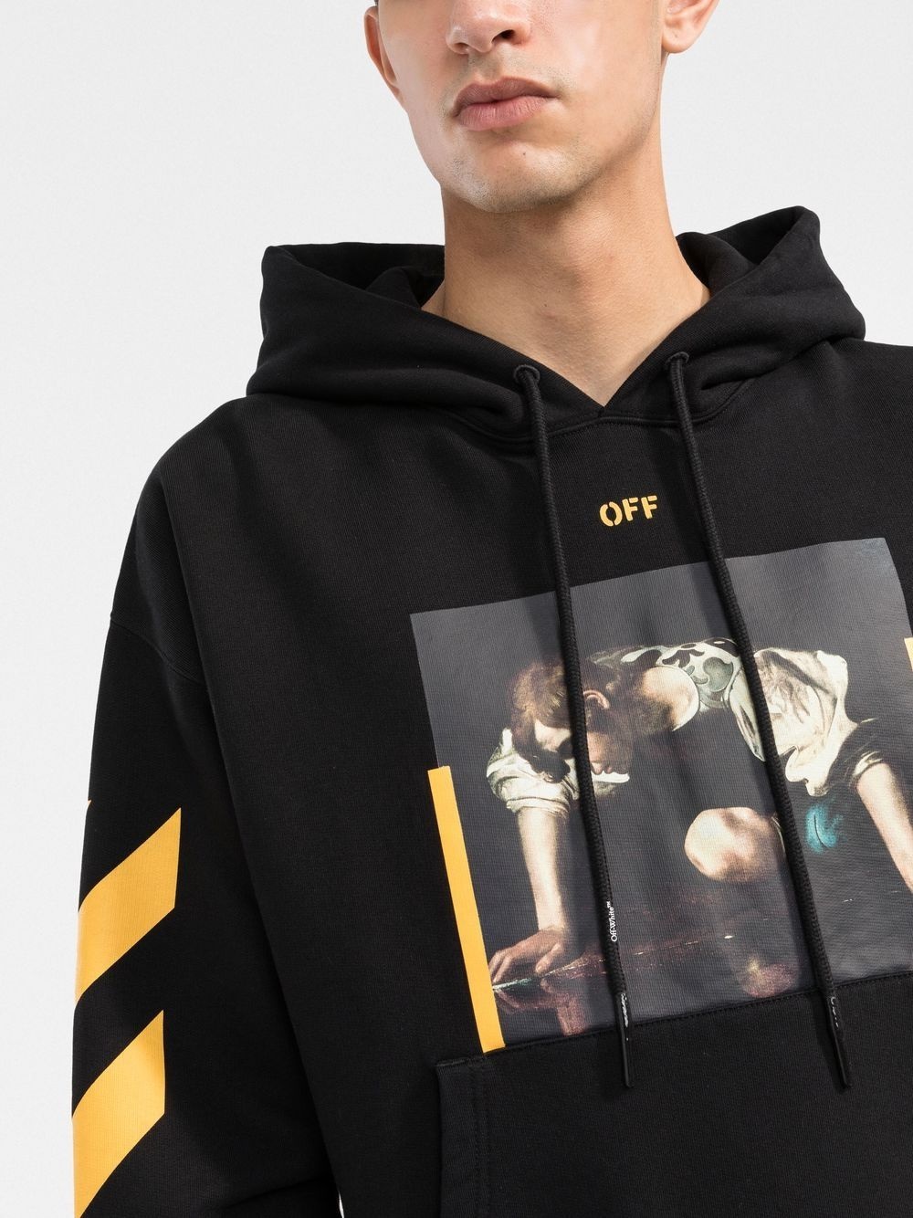 Caravaggio-print hoodie - 5