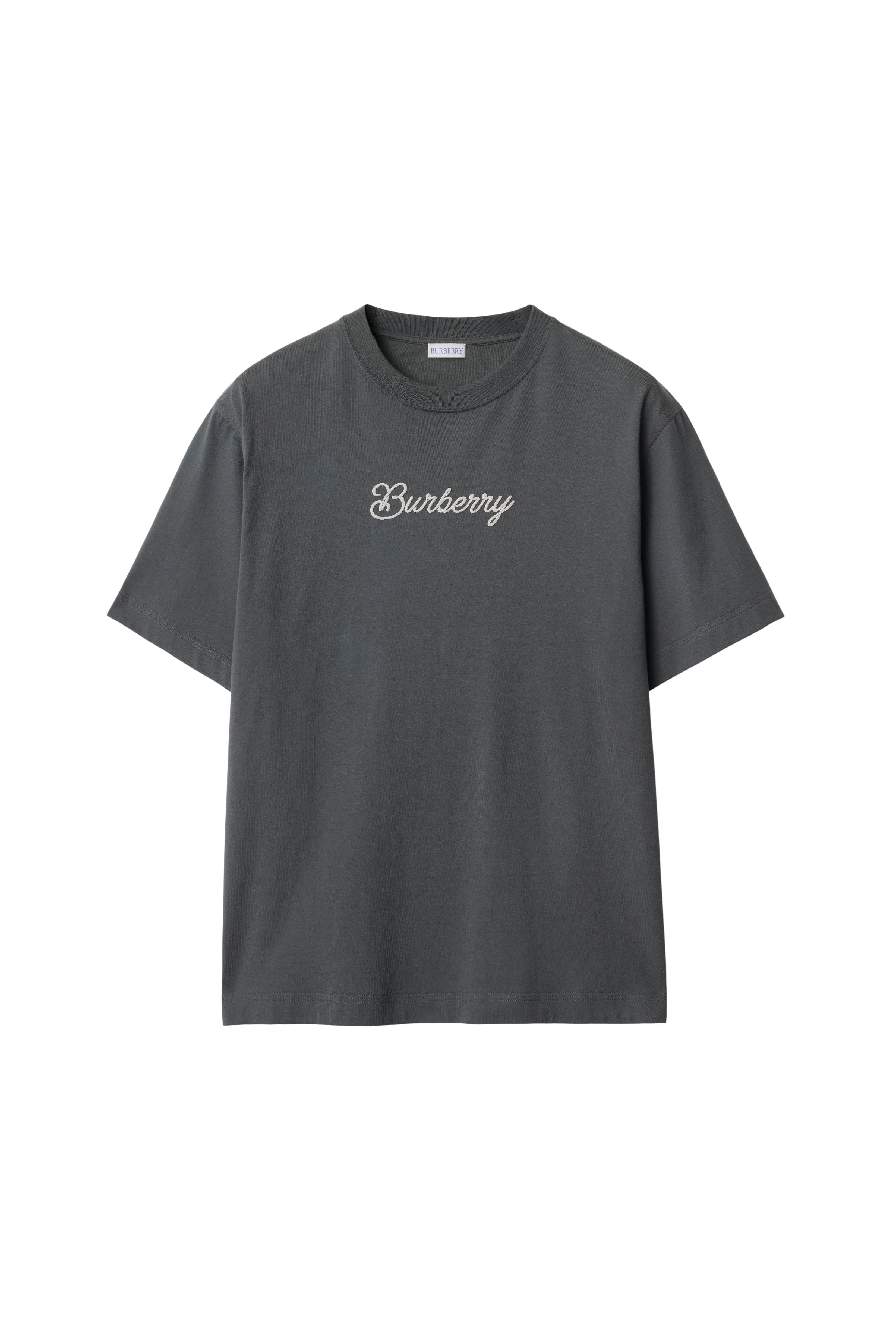 burberry Surfer Knight Cotton T-shirt in Magnet at Nordstrom - 3