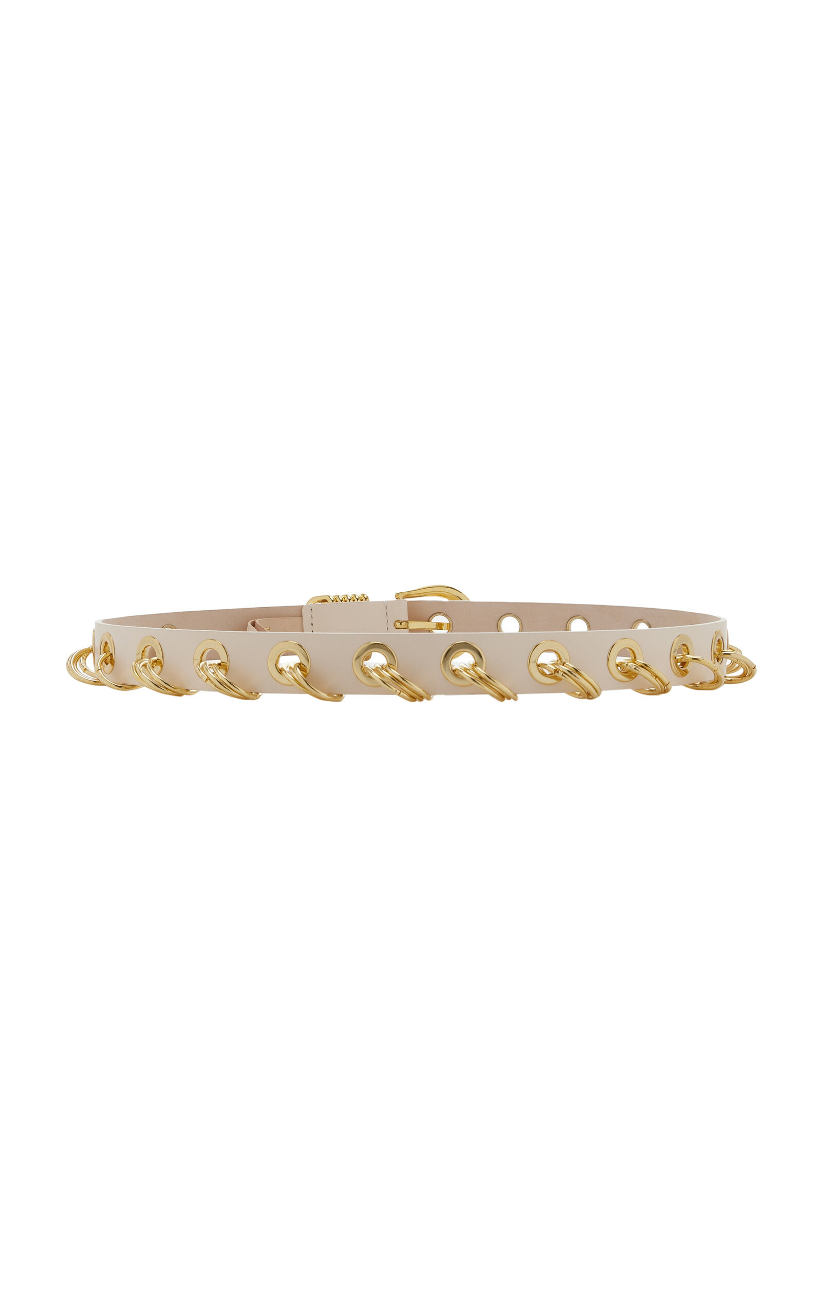 Revenge Leather Belt white - 3
