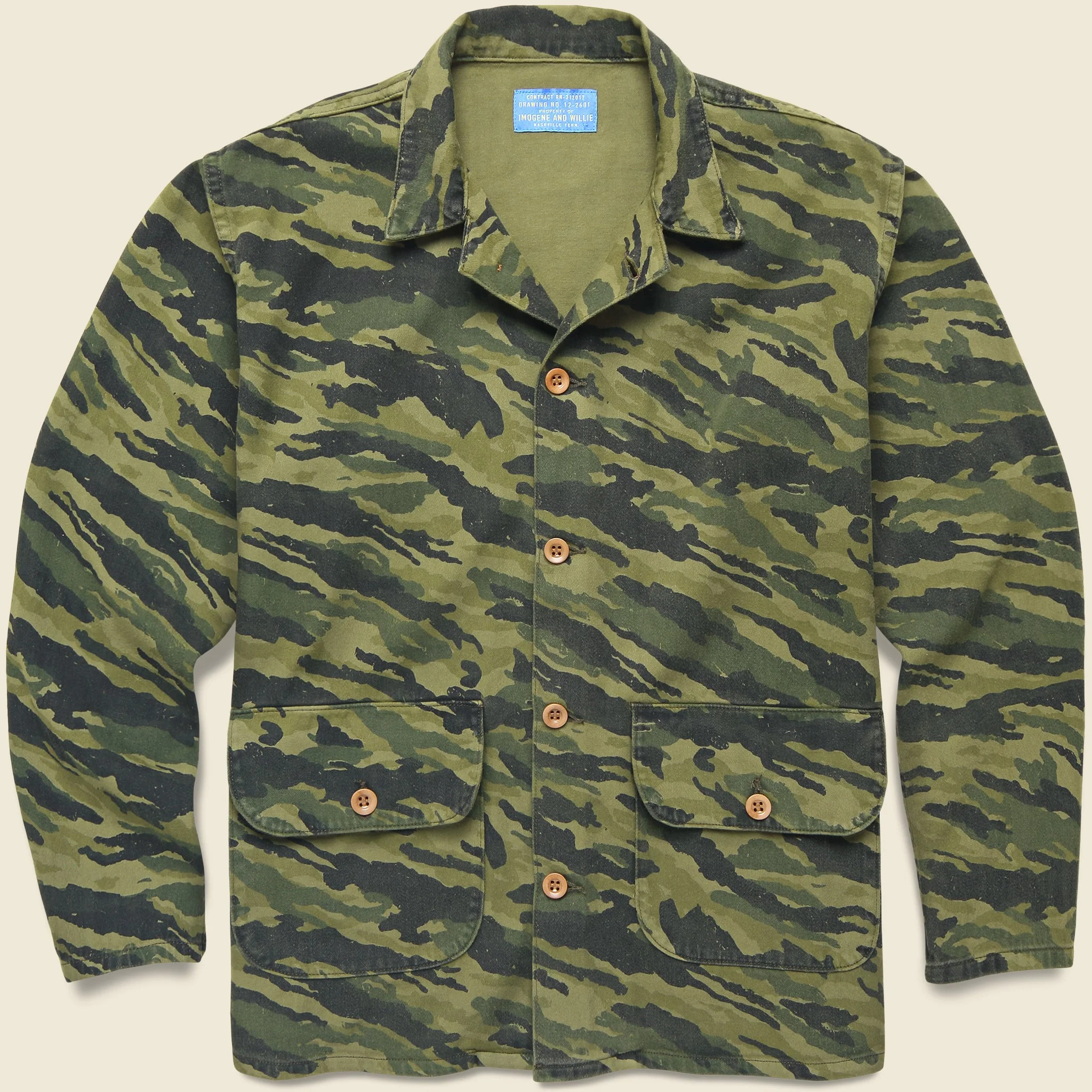Fatigue Jacket - Camo Brushstroke - 1