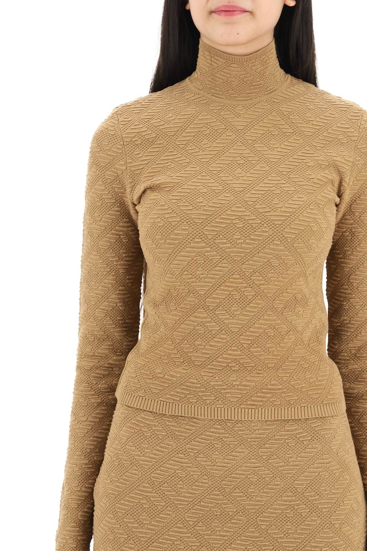 FF DIAGONAL JACQUARD SWEATER - 5