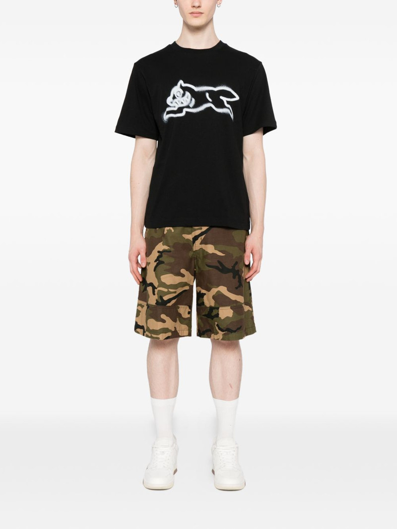 ICECREAM spray paint running dog T-shirt outlook