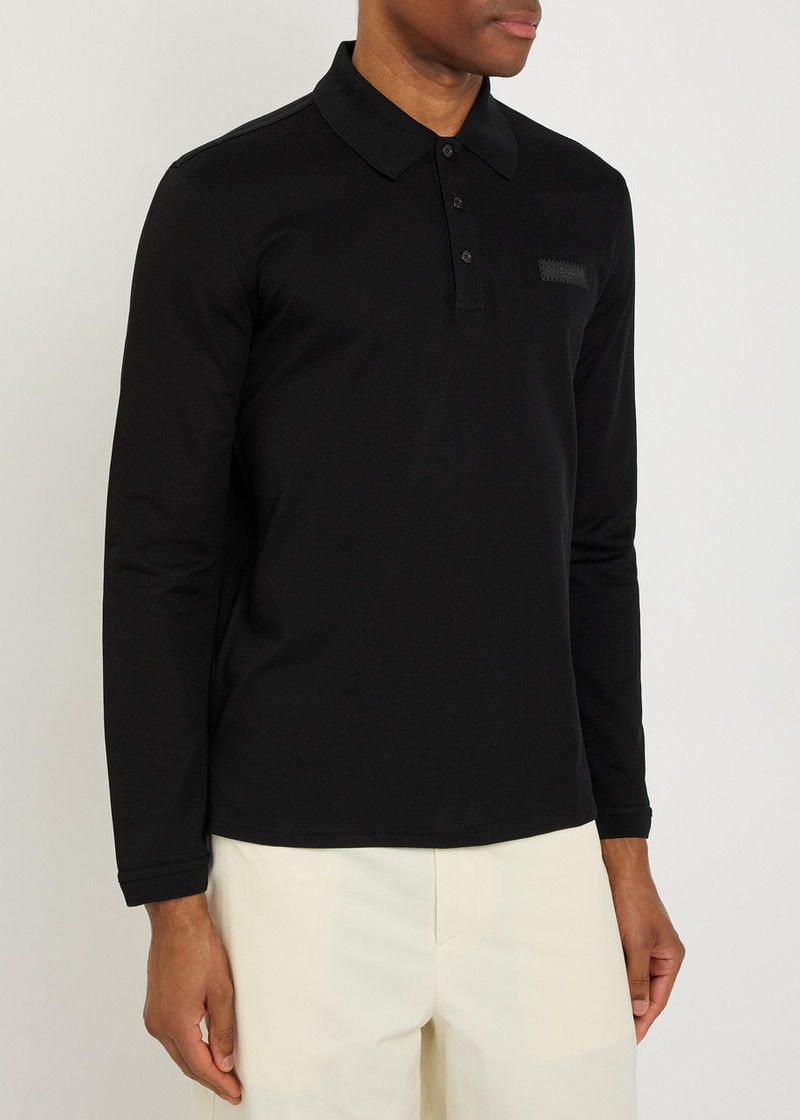 Givenchy Givenchy Logo-appliquéd Piqué Cotton Polo Shirt outlook