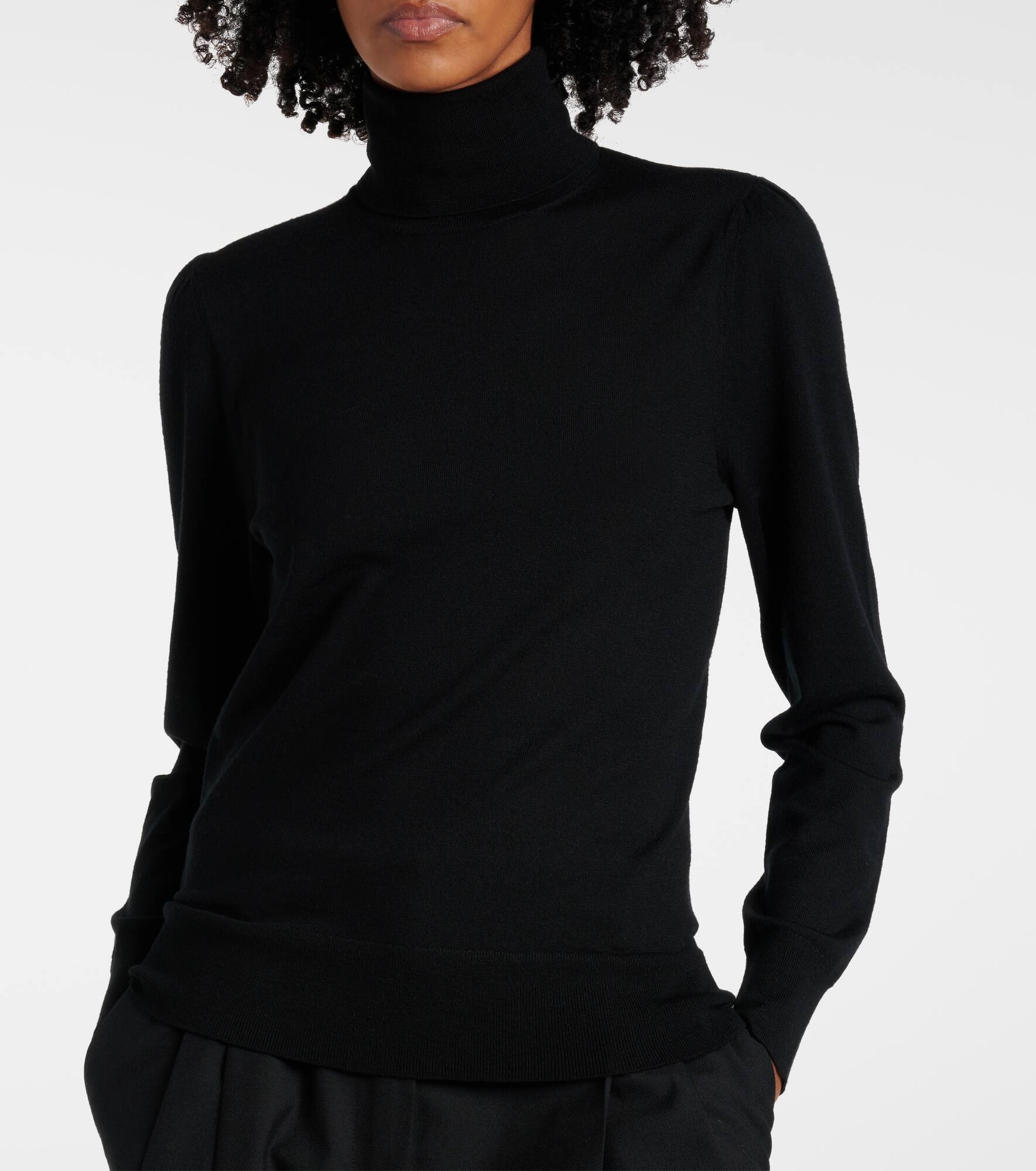 Wool turtleneck sweater - 5