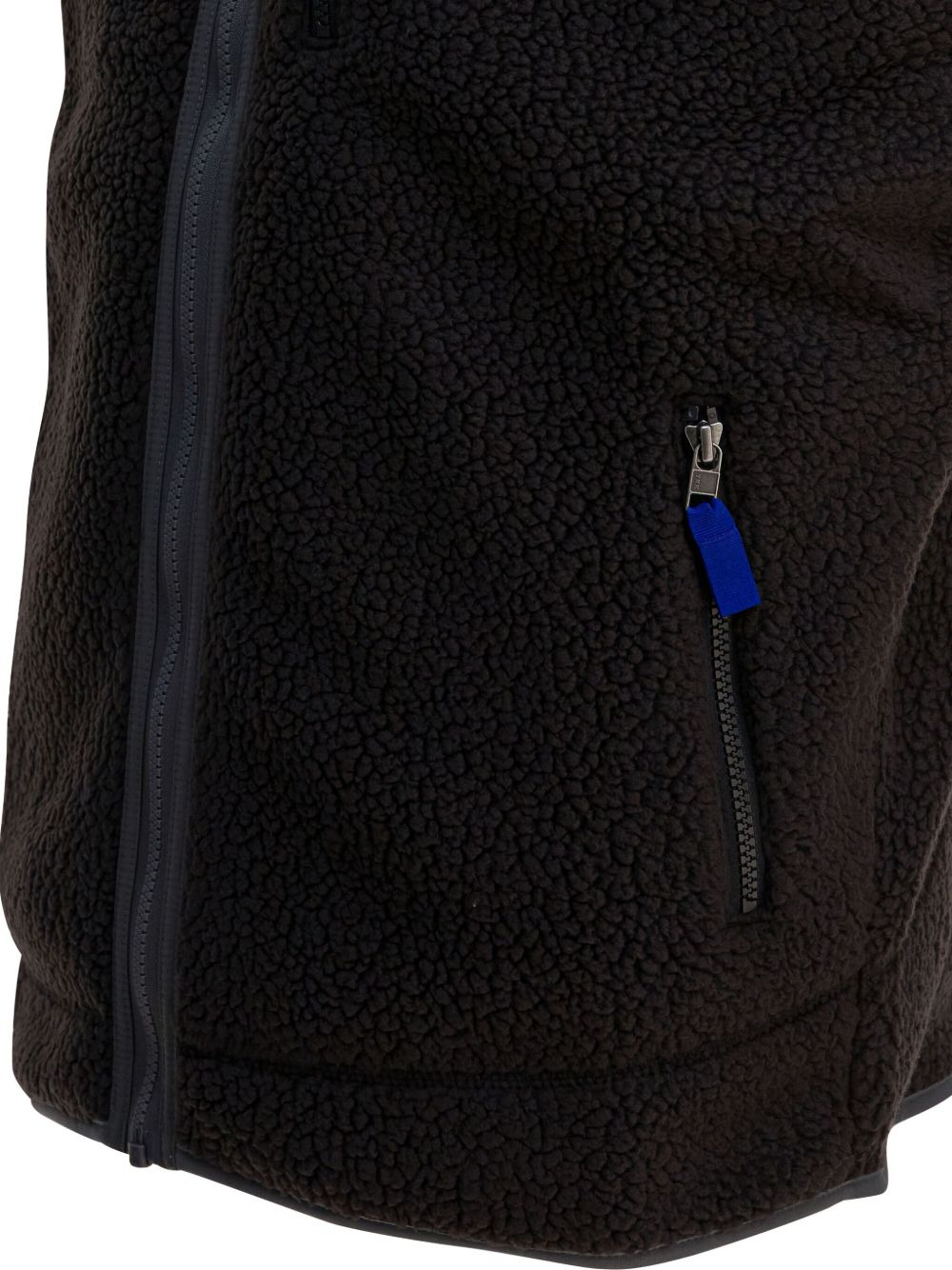 zip-front fleece gilet - 3