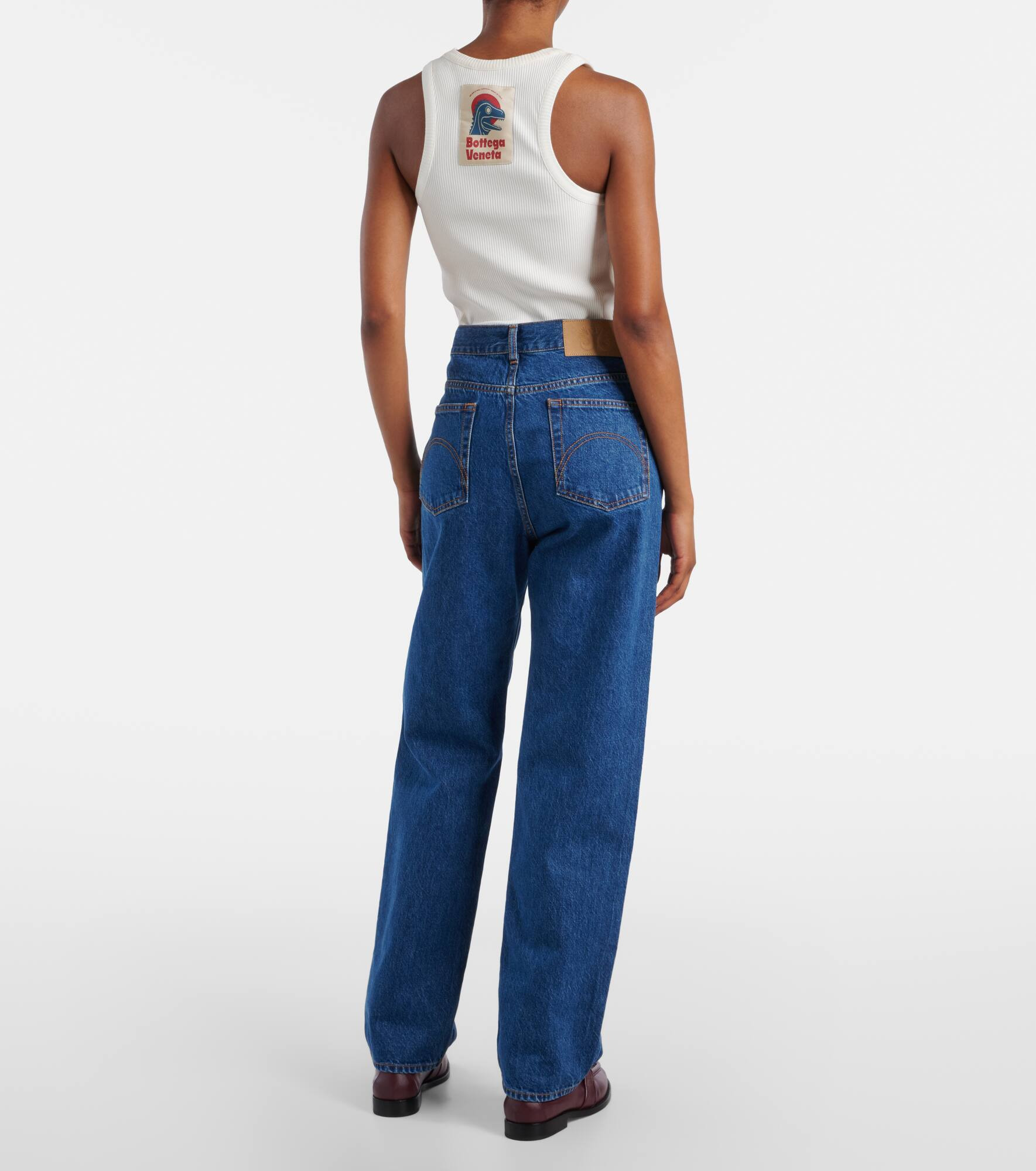 Paso mid-rise straight jeans - 3