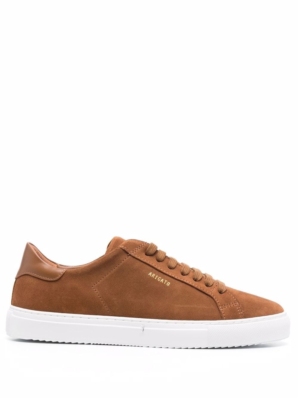 low-top suede sneakers - 1