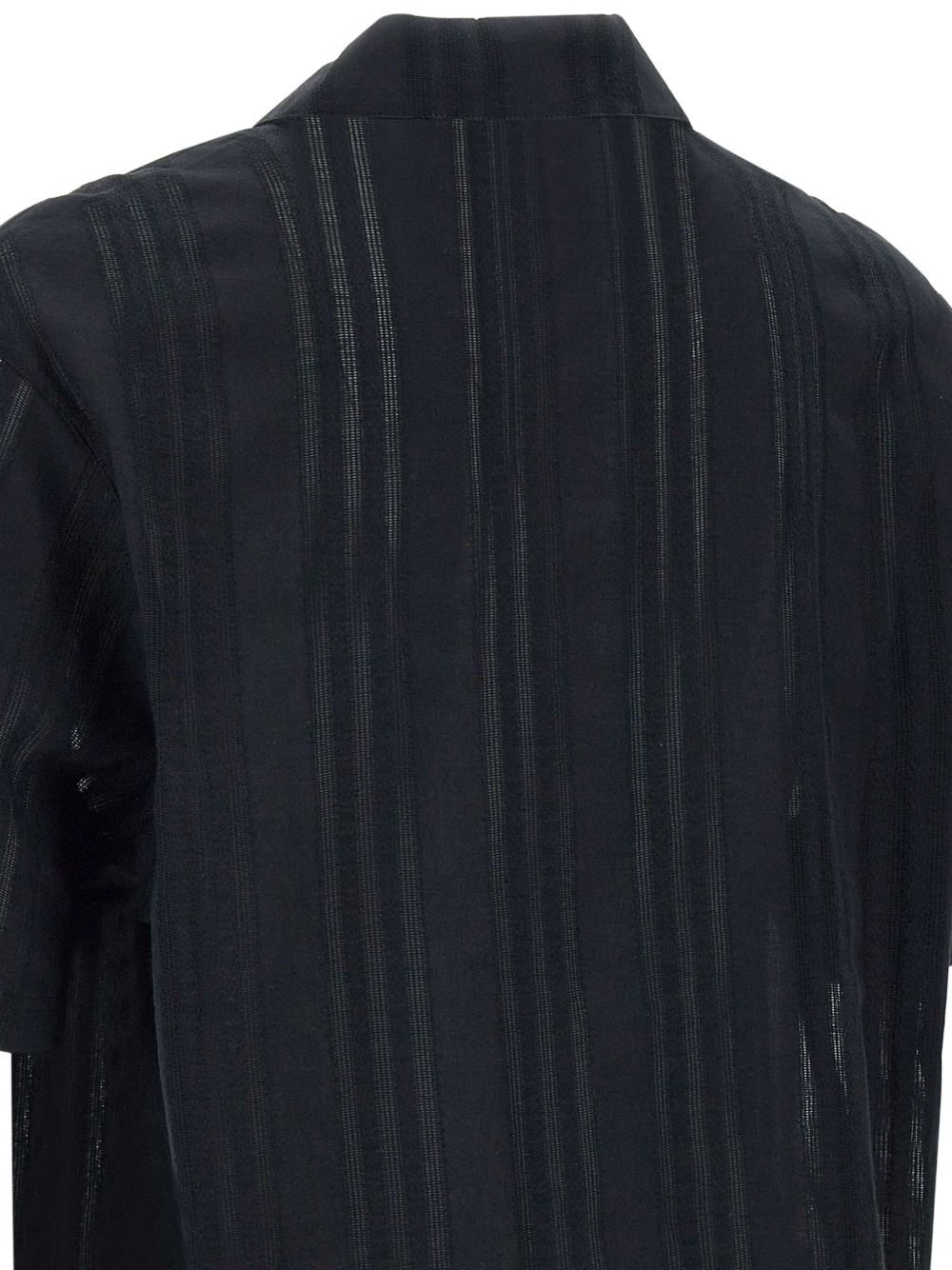 logo-embroidered shirt - 6