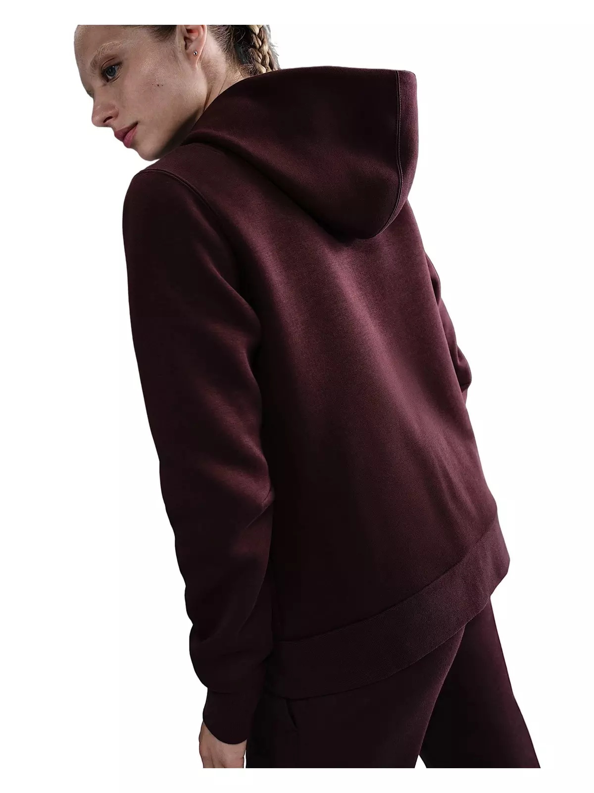 Women's Sportswear Tech Fleece Hoodie -Burgundy - 2