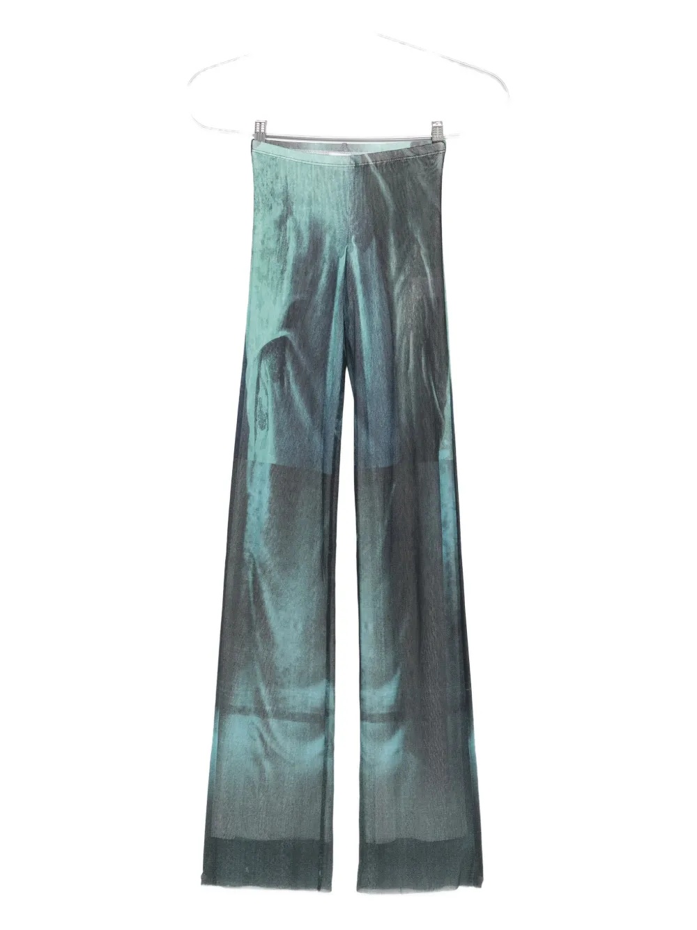 JEAN PAUL GAULTIER - Women Mesh Printed "Water" Trouser - 5