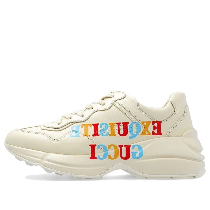 (WMNS) Gucci Rhyton Exquisite Shoes 'Beige' 720954-DRW00-9522 - 1