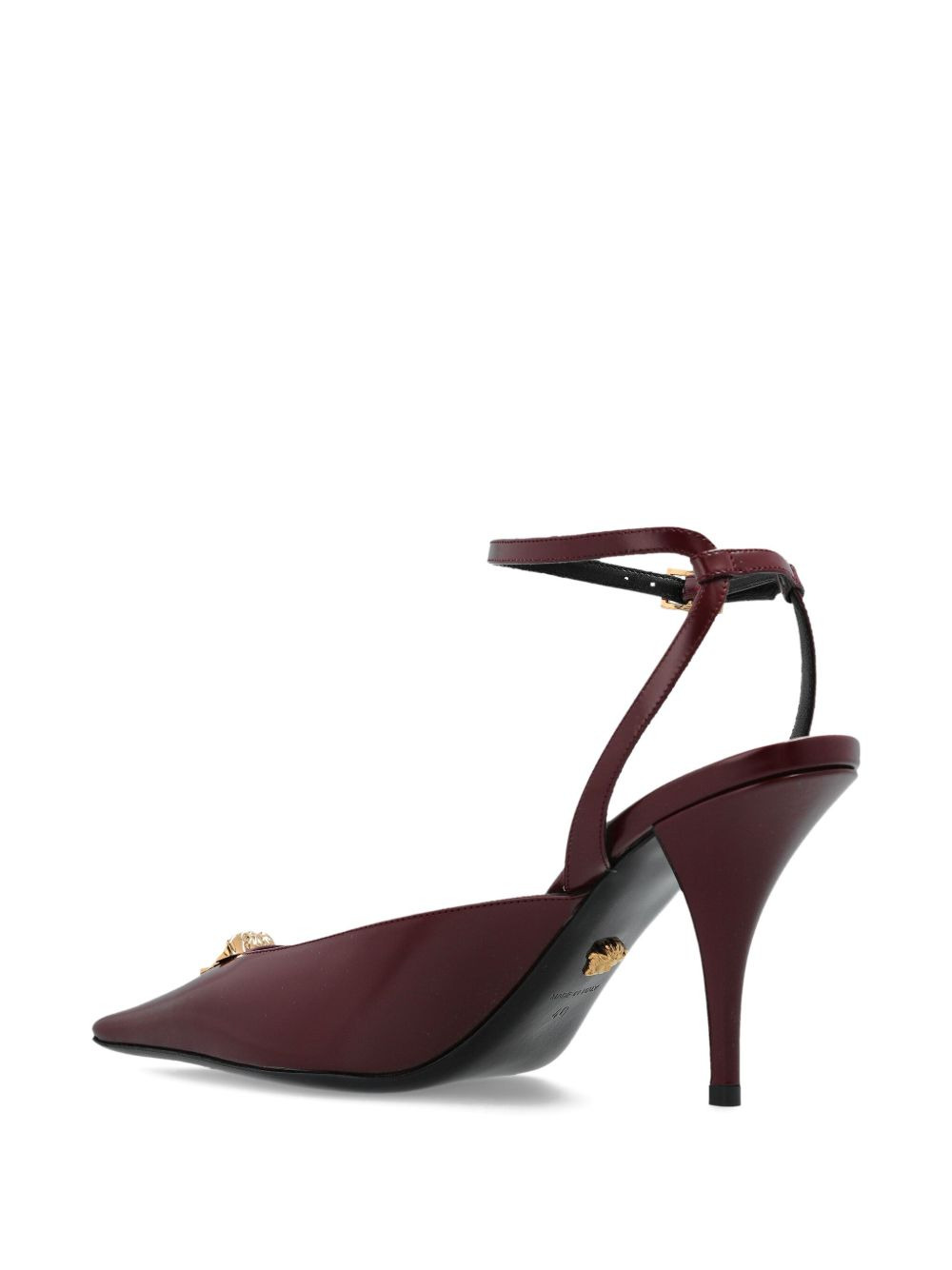 85mm La Medusa embellished pointed-toe heeled pumps - 4