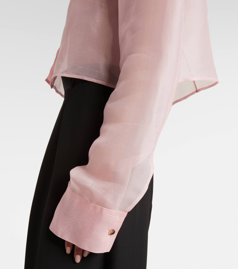 Jasen silk organza shirt 5