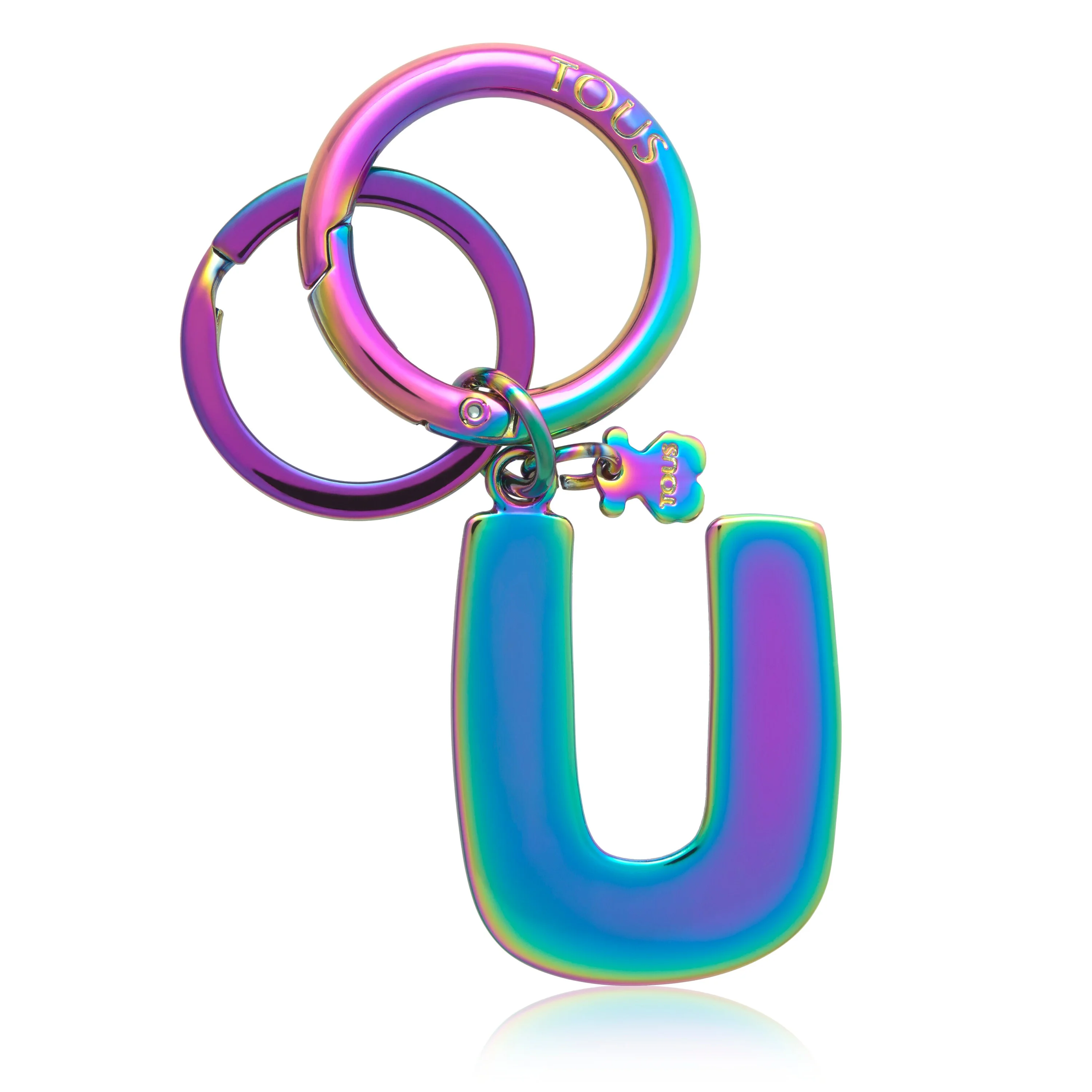 Iridescent Touscedario Letter U Key ring - 1