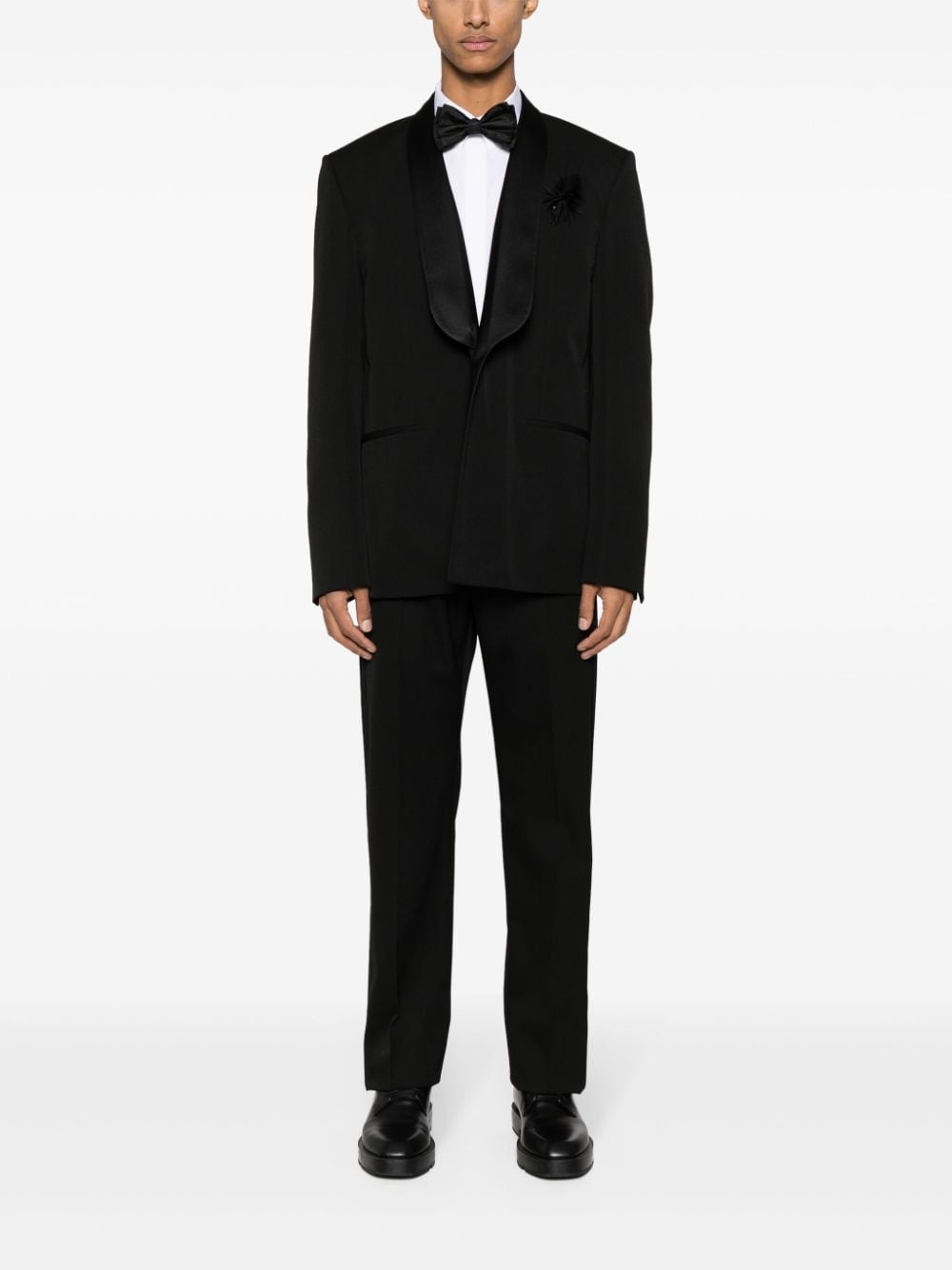 concealed-fastening tailored trousers - 2