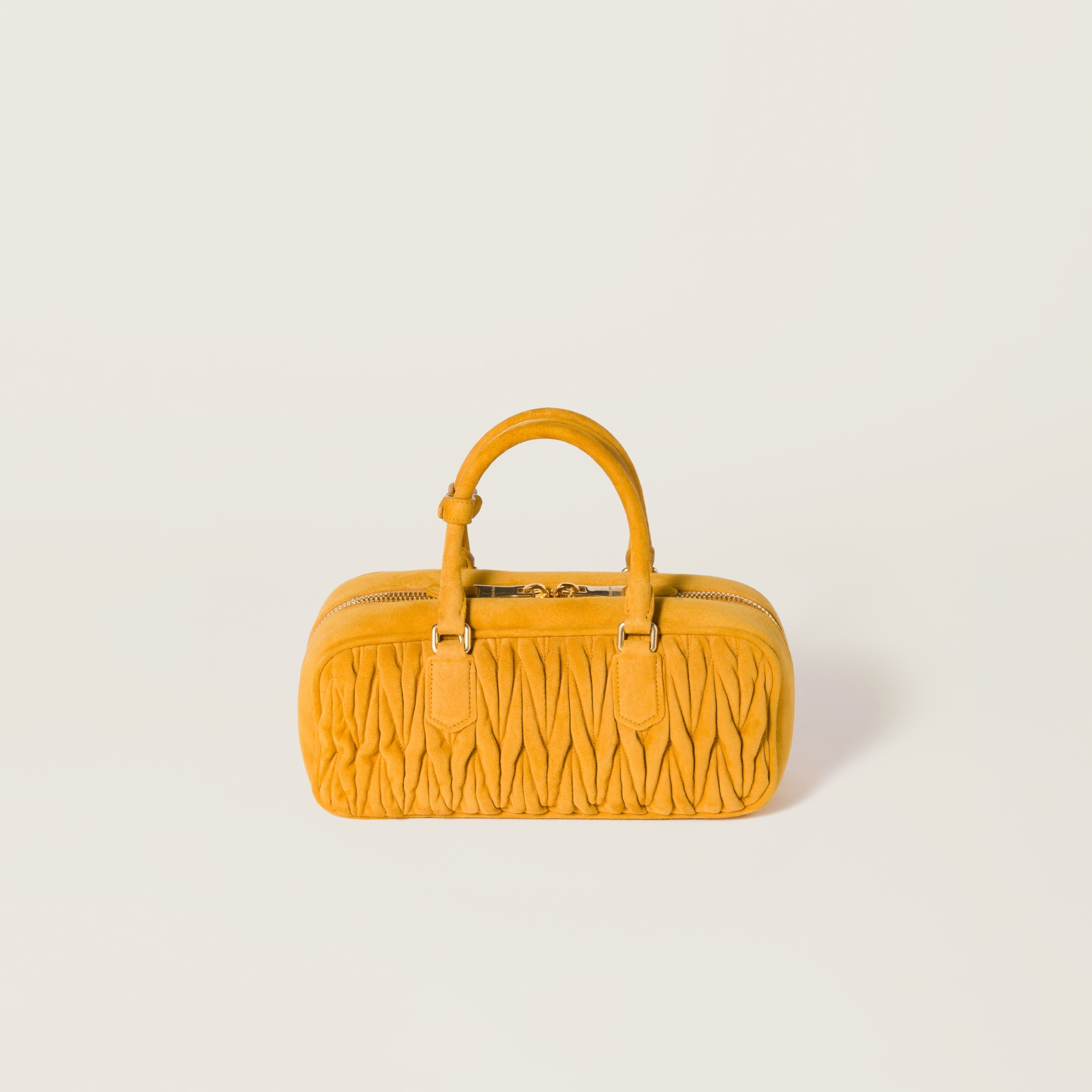 Arcadie matelassé suede bag - 4