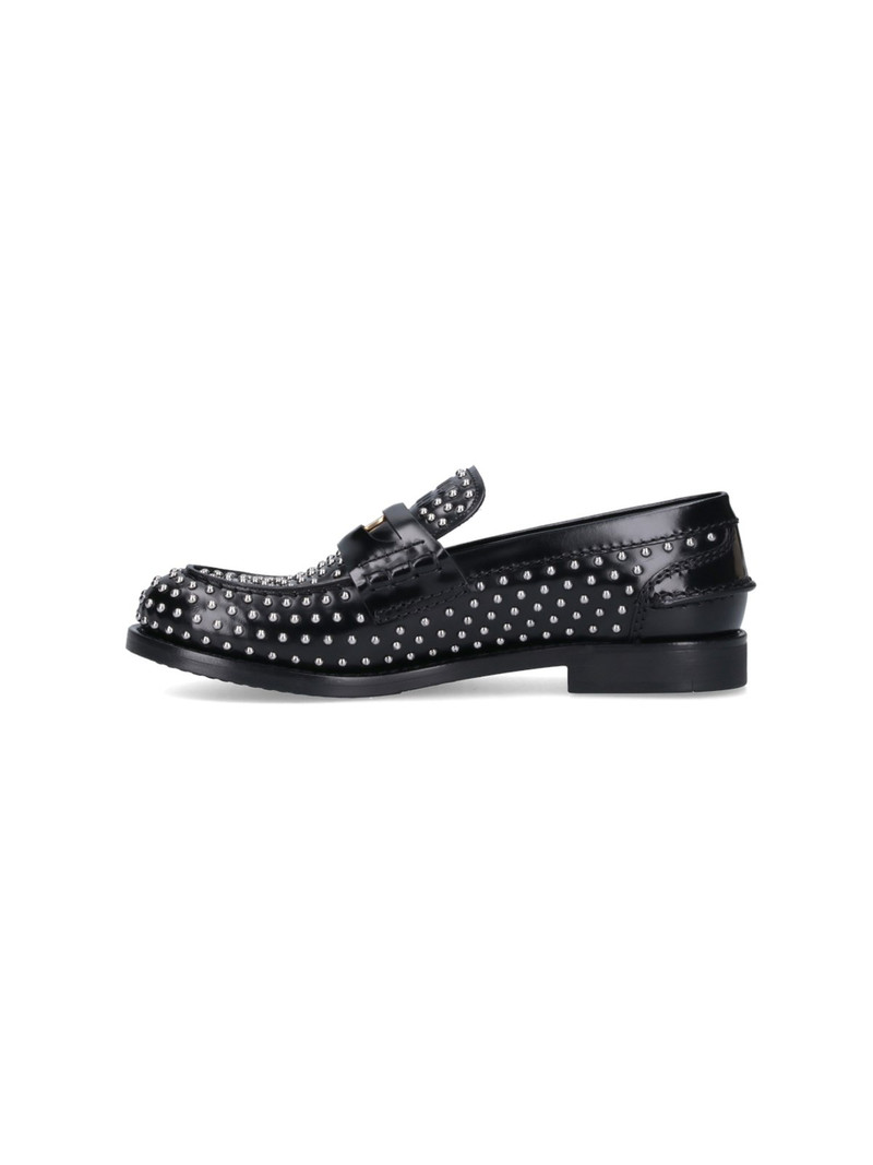 Miu Miu "PENNY LOAFERS" STUDDED LOAFERS outlook