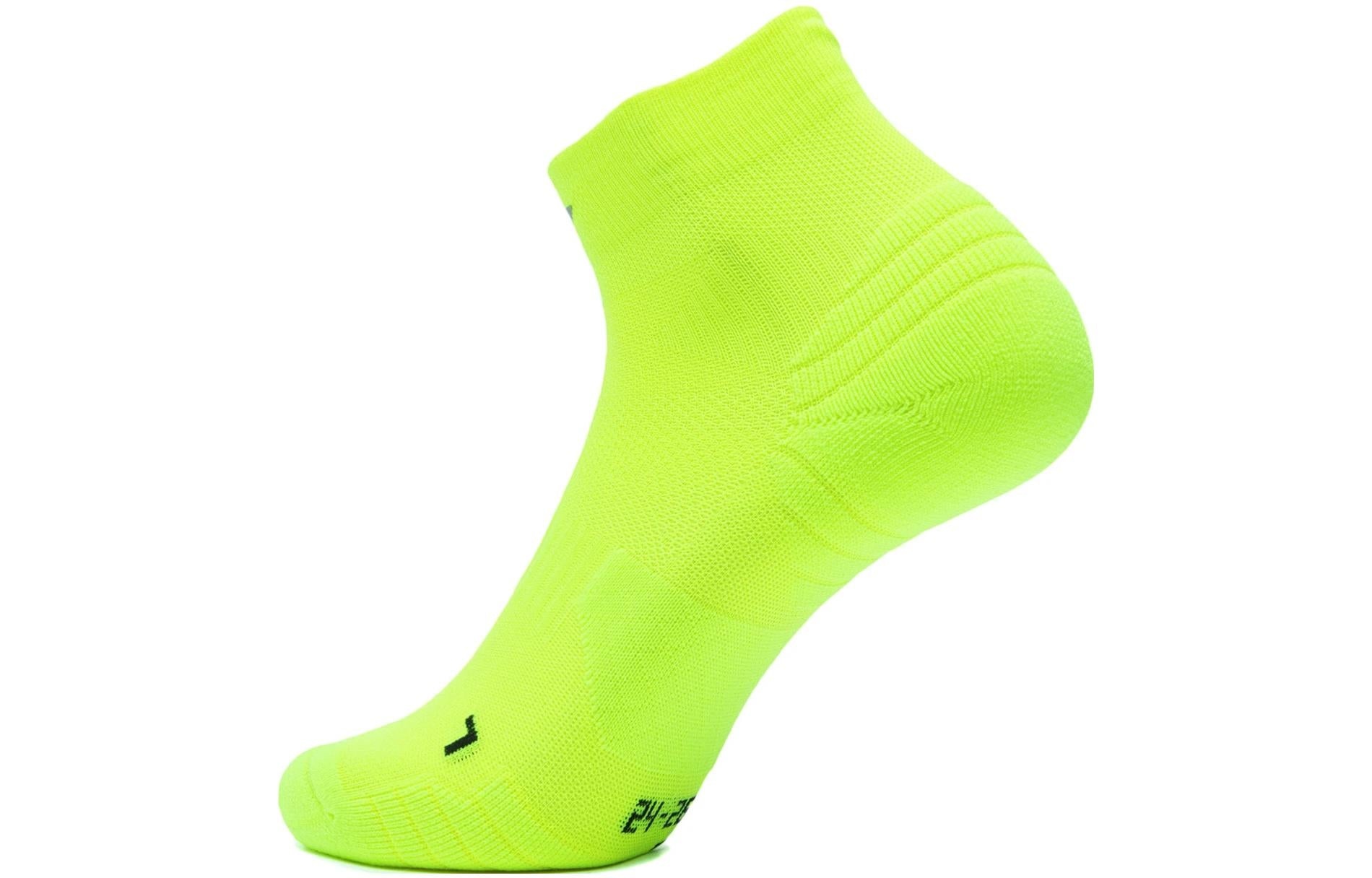 Li-Ning Cushion Ankle Socks 'Neon Green' AWST103-6 - 2