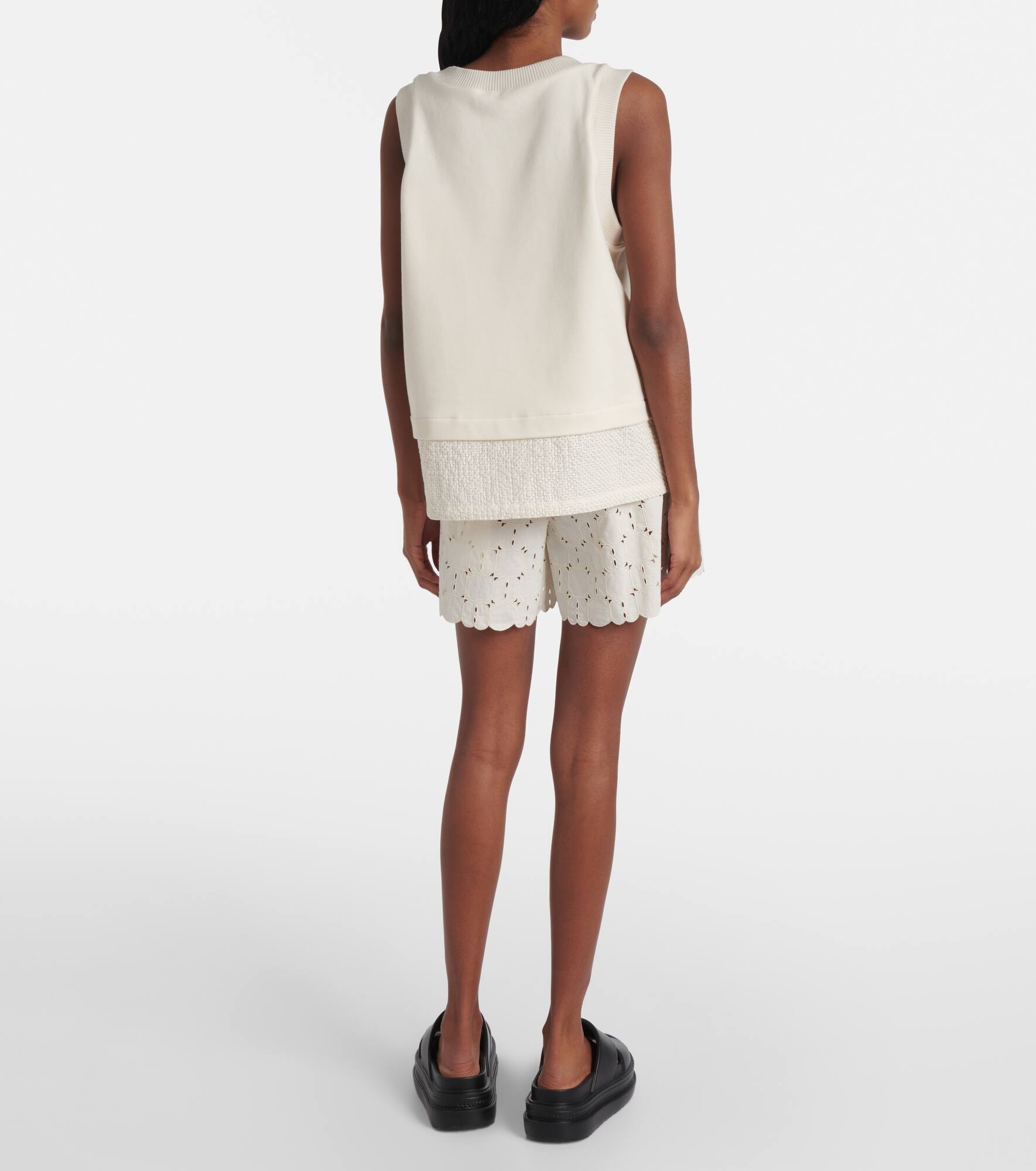 Layered cotton tank top - 3